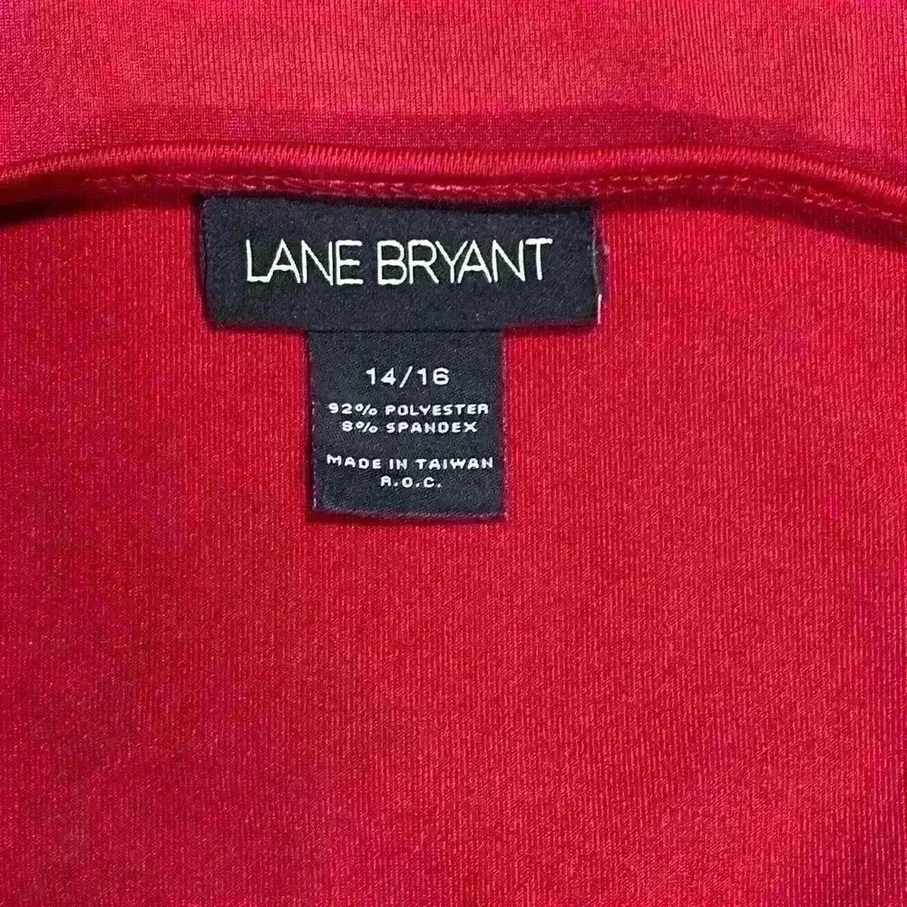 Lane Bryant Red Tank Top Adjustable Straps Size 14/16 - Picture 3 of 9